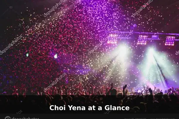 Choi Yena at a Glance
